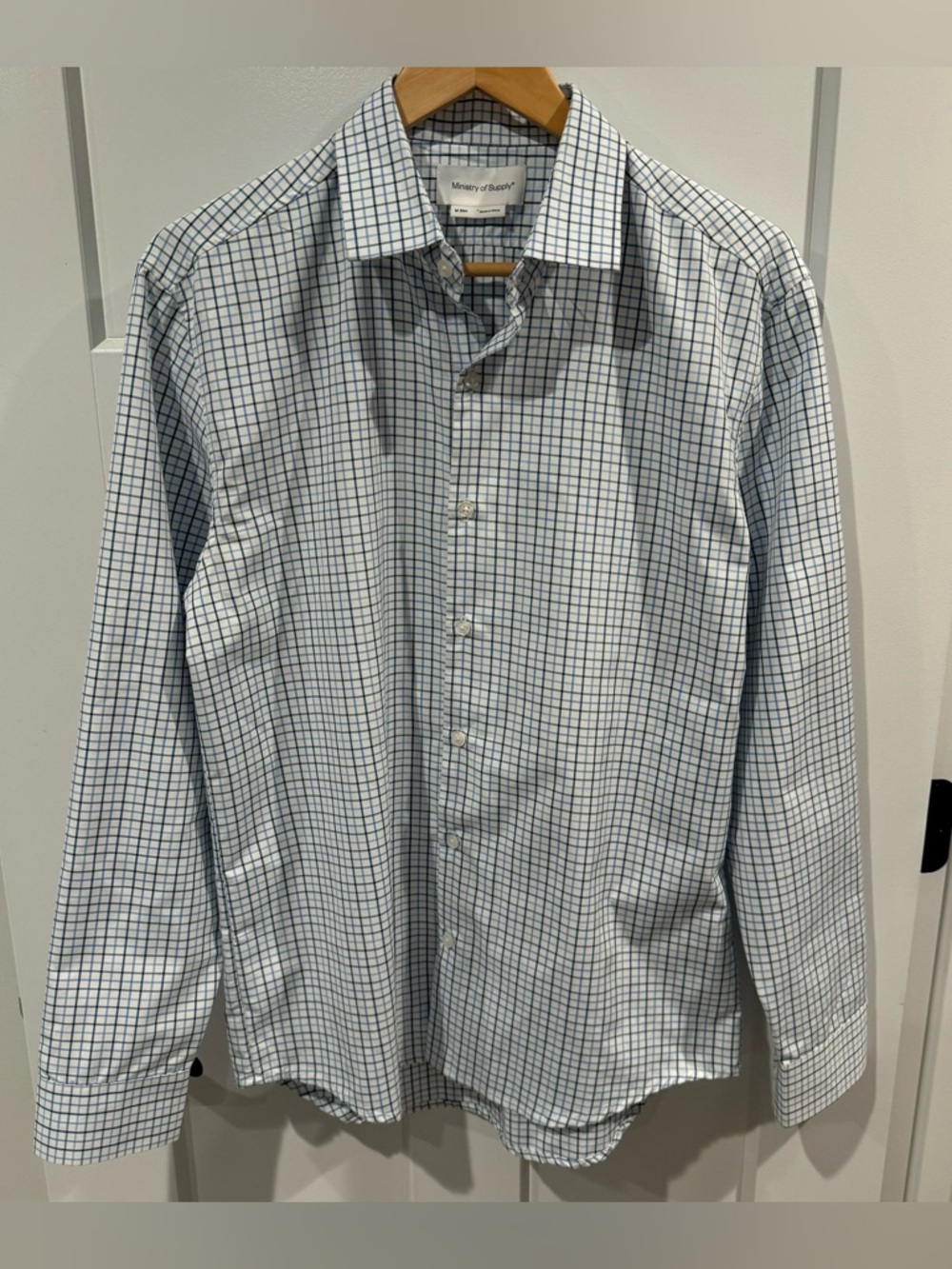 NEW Ministry of Supply Archive Aero Plaid Check Button Up Shirt M slim